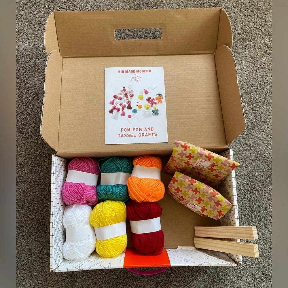 Kid Made Modern Craft Kit- Pom Pom and Tassel Crafts